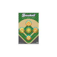 ACTION TGT BASEBALL 100PK