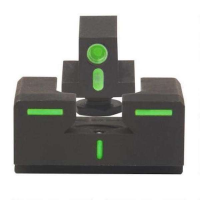 Meprolight 12224 R4E Optimized Duty  Fits All Glock Models Green Front/Rear Black