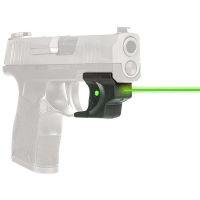 Viridian 912-0030 E-Series Laser Sight 5mW Green Laser with 510-532nM Wavelength & 100 yds Day/2 mi Night Range Black Finish for Sig P365