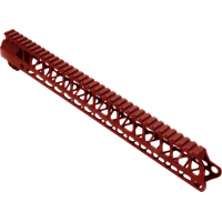 TIMBER CREEK OUTDOOR INC ME15HGR Enforcer Handguard AR-15 Red Anodized Aluminum 15 Picatinny/M-LOK