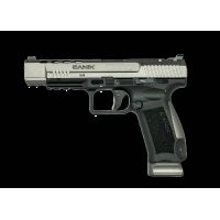 Canik TP9SFx 9mm Luger 5.2 20 Round Black Interchangeable Backstrap Grip Tungsten Gray Slide Pistol