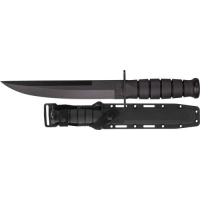 KA-BAR MODIFIED TANTO 8 PLAIN EDGE BLADE W/HARD PLASTIC SHTH