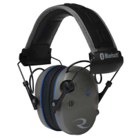 Radians R3700 R-3700 Bluetooth Quad Mic Electronic Muff Polymer 24 dB Over the Head Pewter Ear Cups w/Black Band