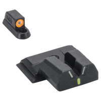 HYPER-BRIGHT V-SIGHT-FIXED-PISTOL-SET-S&W M&P-SHIELD-O RING/G-ML41775G