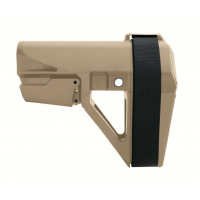 SB Tactical SBA5 Pistol Stabilizing Brace - FDE | Mil-Spec Carbine Buffer Compatible