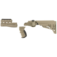 Advanced Technology B2201250 Strikeforce Stock Package Adj 6 Position Side Folding Flat Dark Earth Synthetic for AK-47