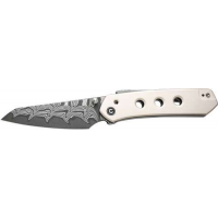 CIVIVI KNIFE VISION FG 3.54 IVORY G-10/DAMASCUS BLADE