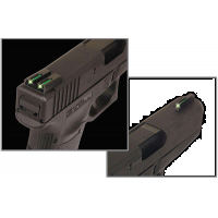 Truglo TG131NT3 Brite-Site TFO 1911 with Novak 260-500 Tritium/Fiber Optic Green Front/Rear Black