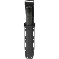 KA-BAR FIGHTING/UTILITY KNIFE 7 W/PLASTIC SHEATH BLACK