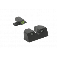 Meprolight Mepro Hyper-Bright Fixed Set w/ Green Ring Front for Sig Sauer 9mm/.357sig P-Series Handguns Except P365XL