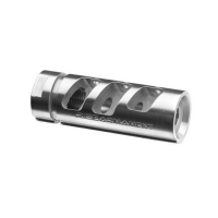 Rise Armament RA-701 .223 Rem,/5.56mm NATO 1/2-28 tpi 2.50 416 Stainless Steel Silver Compensator