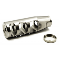 JP Enterprises 1/2-28 TPI .223 3 Port Competition Series Compensator Stainless Steel