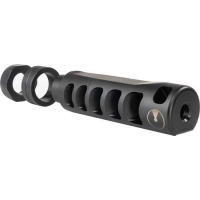 ULTRADYNE UD10220 Apollo S Compensator 223 Rem,5.56x45mm NATO Black Nitride 416 Stainless Steel 1/2x28 tpi