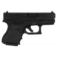 Glock UI2650201 G26 Gen 3 Double 9mm Luger 3.42 10+1 Black Polymer Grip/Frame Grip Black