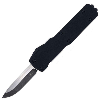 TEMPLAR KNIFE CALI LEGAL OTF BLACK RUBBER 1.9 D2 BLK DROP