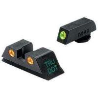 Meprolight USA ML10222O Tru-Dot Night Sight Set fits Glock 20-21,29-30,36,41 Fixed Green Orange Black