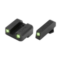 Truglo TG231G1AW Tritium Pro Night Sights fits Glock 42, 43 3-Dot Green Tritium w/White Outline Front Green Rear Black