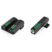 Truglo TG231B1W Tritium Pro Night Sights Beretta Px4 Green Tritium w/White Outline Front Green Rear Black