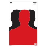 B/C TARGET EZE-SCORER 23\x35\ SILHOUETTE III PAPER 100/PK