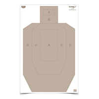 B/C TARGET EZE-SCORER 23x35 IPSC PRACTICE CORRUGATED 100/PK