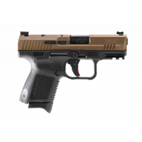 Canik TP9 Elite Sub Compact 9mm 3.6 15 Round Burnt Bronze Cerekote Black Polymer Grip Pistol