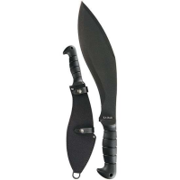 Ka-Bar 1249 Kukri Machete 11.50 SK5 Thermoplastic Rubber Black