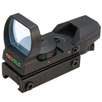 Truglo TG8360B Open 1x 34mm Illuminated 4 Pattern Red/Green CR2032 Lithium Black