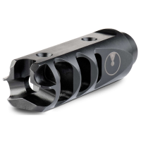 ULTRADYNE UD10670 Mercury  Compensator 223 Rem,5.56x45mm NATO Black Nitride 416 Stainless Steel 1/2-28 tpi