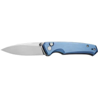 CIVIVI KNIFE ALTUS 2.97 BLUE/ STONEWASH BUTTON LOCK