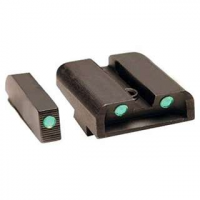 Truglo TG231G1 Brite-Site Tritium Night Sights Fits Glock 17/17L/19/22/23/24/26/27/33/34/35/38/39 Green Tritium Front/Rear Black