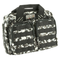 G*Outdoors GPS-T1315PCG Tactical Range Bag Quad +2 Gray Digital 1000D Nylon Teflon Coating