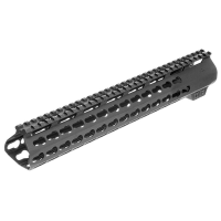 Aim Sports MTK13L308 AR Keymod Handguard Rifle 6061-T6 Aluminum Black Hard Coat Anodized Low