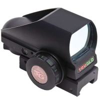 Truglo TG8380B Tru-Brite Dual Color 1x 34mm Multi-Reticle Dual Illuminated Red/Green 4 Pattern CR2032 Lithium Black