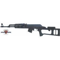 Advanced Technology MAK0100 Fiberforce Stock Package Fixed Thumbhole Black Synthetic & Ventilated Handguard for AK-47 Rifle