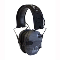 Walkers GWPDRSEMGST Razor Pro Digital Electronic Polymer 23 dB Over the Head ATACS Ghost Ear Cups w/Black Band