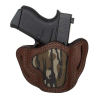 1791 GUNLEATHER MOSY OAK BELT HOLSTER COMPACT BROWN RH FITS GLOCK 4343X/SIG 365/BERSA THUNDER 380