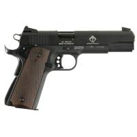 GSG GSG2210M1911 GSG 1911 22 LR 5 10+1 Black Hardcoat Anodized Walnut Grip