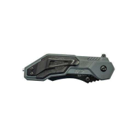 BTI Tools LLC SWMP1BS S&W M&P 2.90 Clip Point Part Serrated Black 4034 Stainless Steel Gray Aluminum Handle Folding