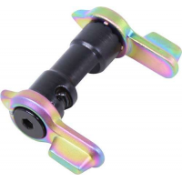 GUNTEC AR15 MULTI DEGREE SHORT THROW AMBI SAFETY RAINBOW PVD