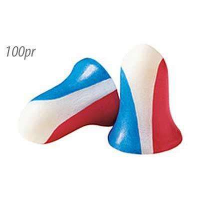 H/L USA PLUGS 100PR RED/WHITE/BLUE