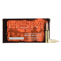 HSM 22332N Match  223 Rem 90 gr Sierra MatchKing Boat-Tail Hollow Point (BTHP) 50 Bx/ 20 Cs