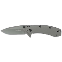 Kershaw 1555TI Cryo  2.75 Drop Point Plain TiCN 8Cr13MoV SS TiCN Gray Stainless Steel Handle Folding