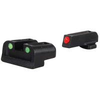 Truglo TG131X Brite-Site Fiber Optic Set Springfield XD/XD-S/XD(M) Fiber Optic Red Front/Green Rear Black