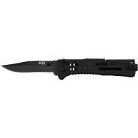 SOG KNIFE SLIM JIM BLACK TINI BLACK CLIP POINT 3.18 BLADE