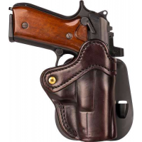 1791 Gunleather ORPDH21SBRR PDH-2  Signature Brown Leather OWB Glock 17/S&W Shield/Sprgfld XD9 Right Hand