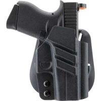 1791 Gunleather TACPDHOWBGLOCK43BLKR TAC-PDH  Black Kydex OWB fits Glock 43, 43x Right Hand