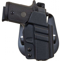 1791 Gunleather TACPDHOWBP365BLKR TAC-PDH  Black Kydex OWB Sig P365 Right Hand