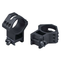 Weaver Mounts 99688 Six Hole Picatinny  Tactical Rings 1 Medium Black Hardcoat Anodized Black