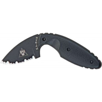 Ka-Bar 1481 TDI Law Enforcement 2.31 Drop Point Serrated AUS 8A Steel Zytel Black Handle Fixed