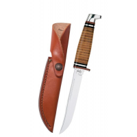 Leather Hunter | 316-5 SS with Leather Sheath